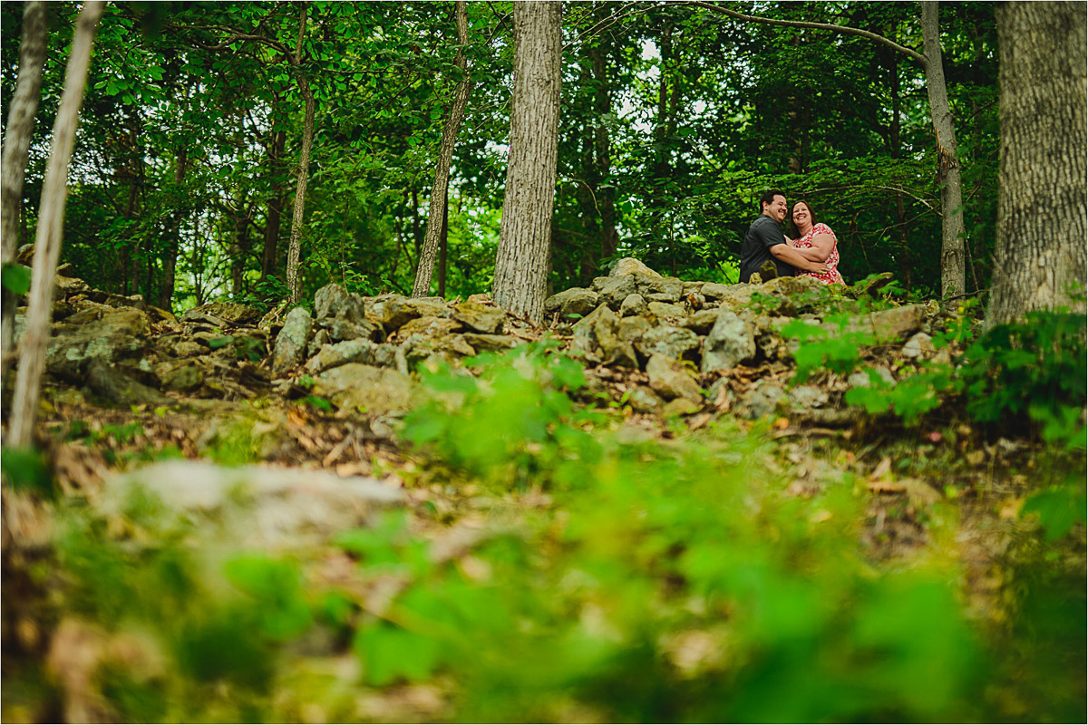 Black Hills Park engagement photo