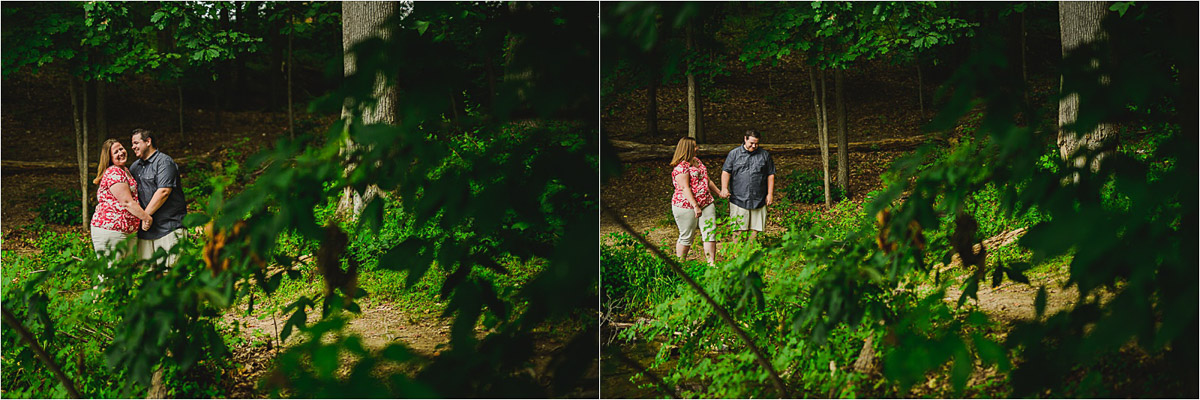 Black Hills Park engagement photo